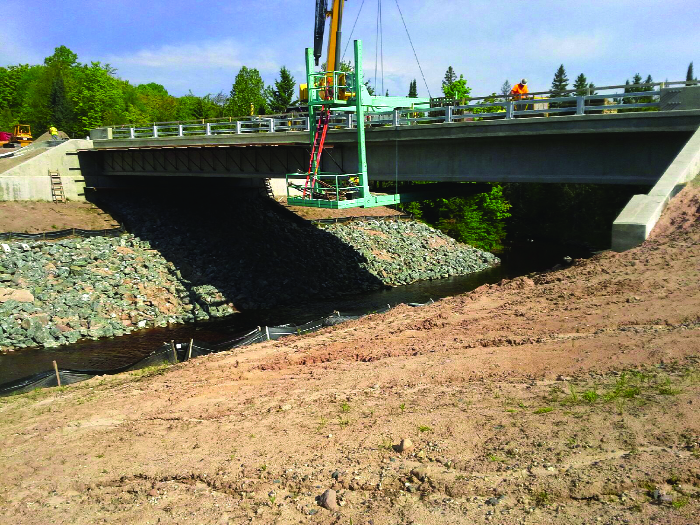 Construction continues on M94 bridge in Skandia News, Sports, Jobs
